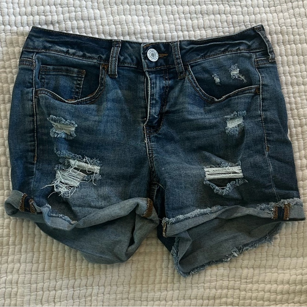 denim shorts